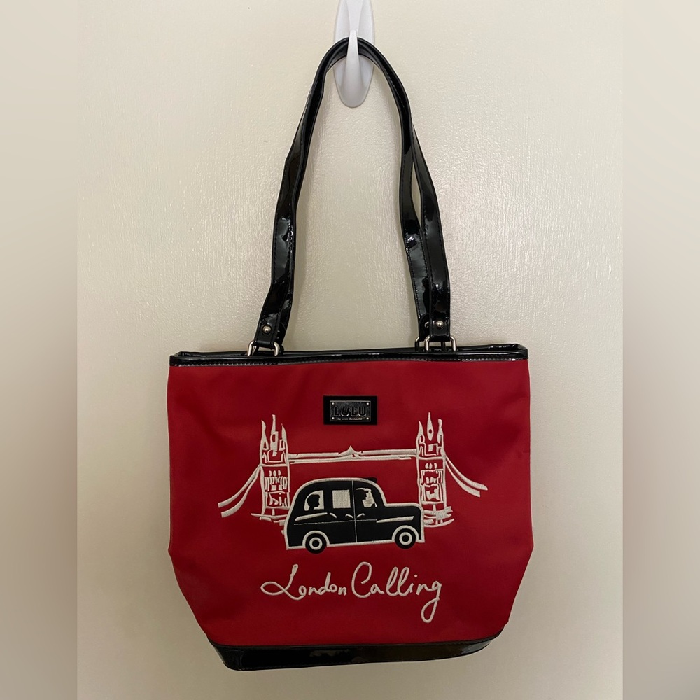 Lulu London Calling Tote Bag with English Taxi Coin Purse